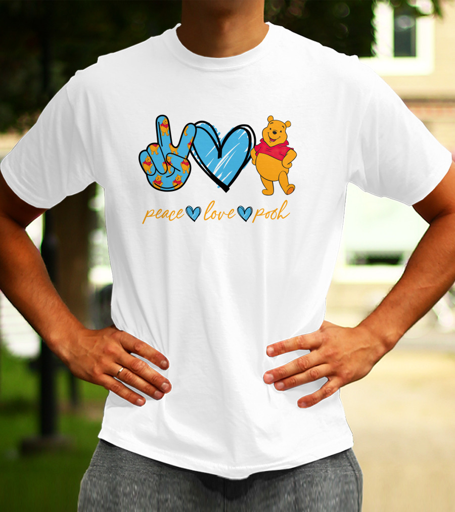Peace Love Pooh T-Shirt