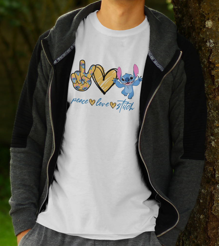 Peace Love Stitch T-Shirt
