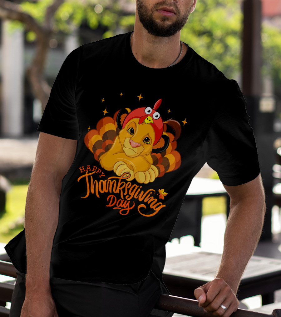 Simba Happy Thanksgiving Day T-Shirt