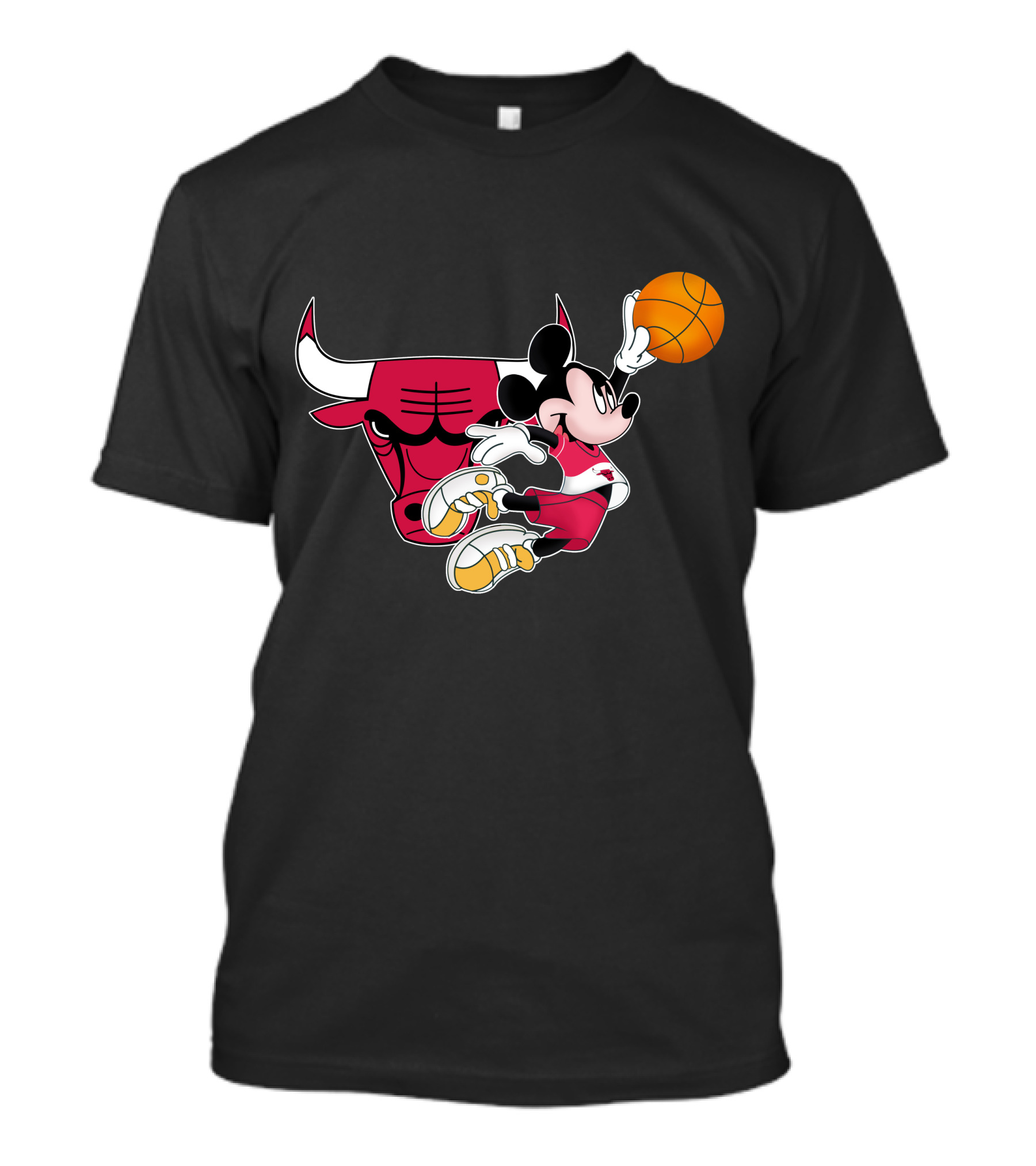 Mickey Chicago Bulls Basketball T-Shirt
