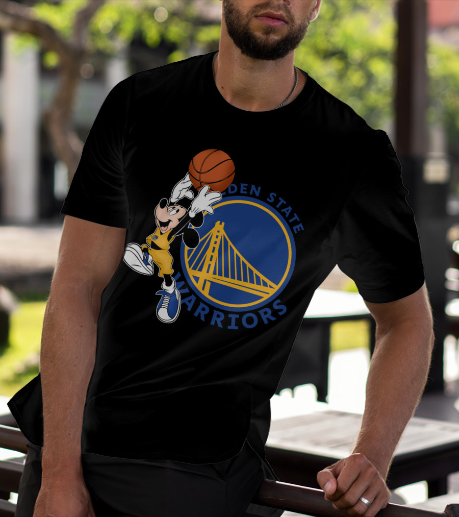 Mickey Golden State Warriors Basketball T-Shirt