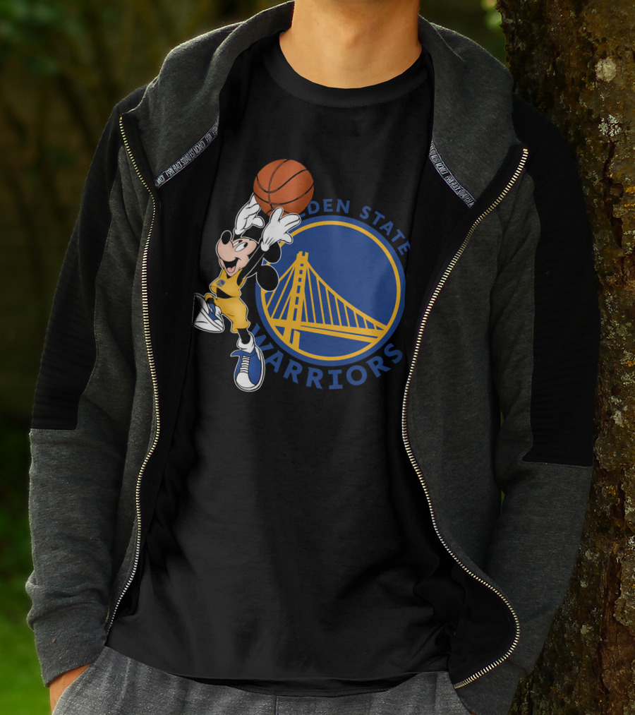 Mickey Golden State Warriors Basketball T-Shirt