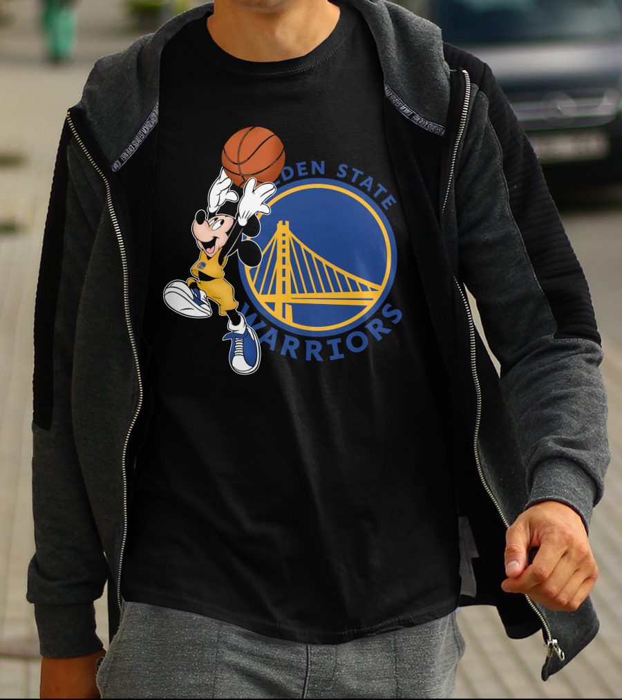 Mickey Golden State Warriors Basketball T-Shirt