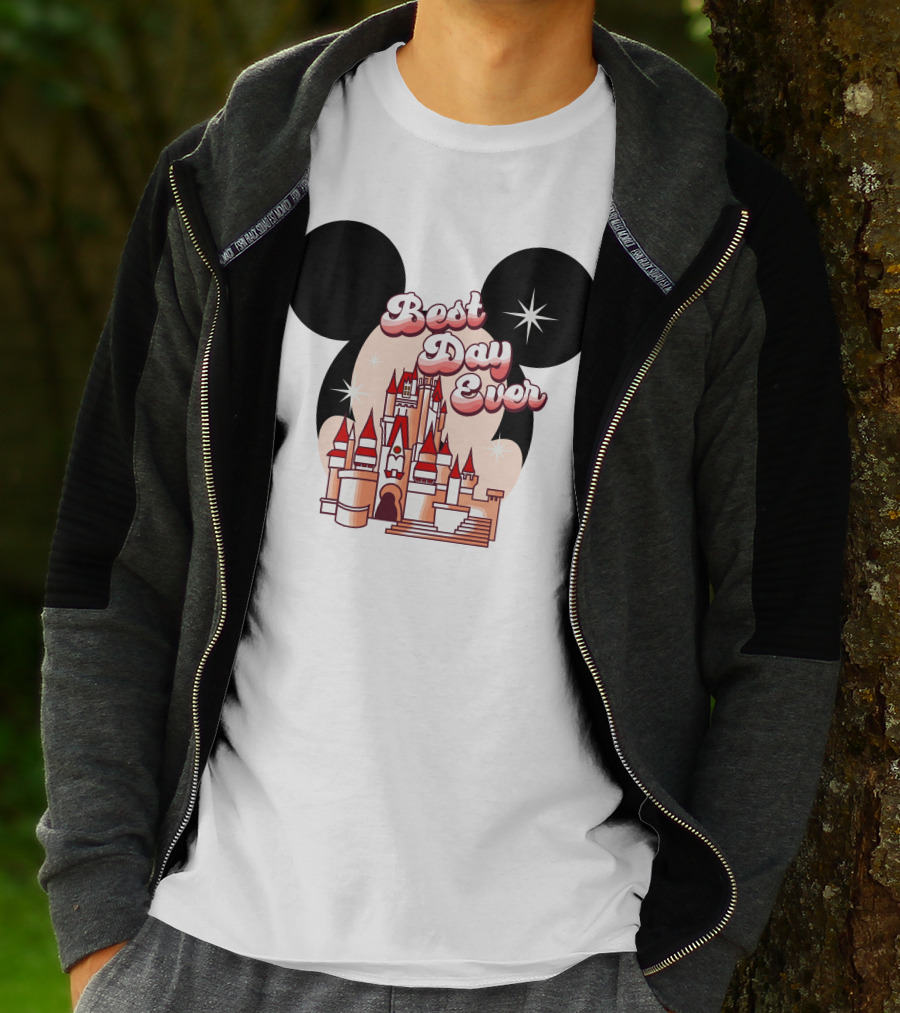 Best Day Ever Mickey Castle T-Shirt