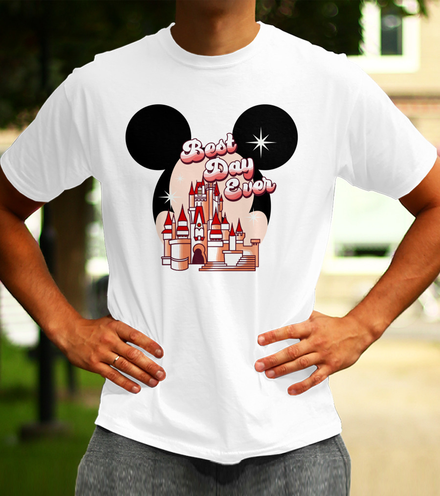 Best Day Ever Mickey Castle T-Shirt