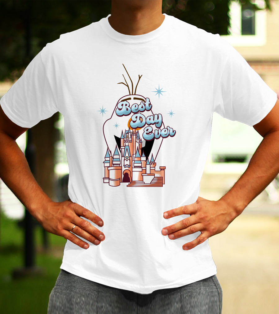 Best Day Ever Olaf Castle T-Shirt