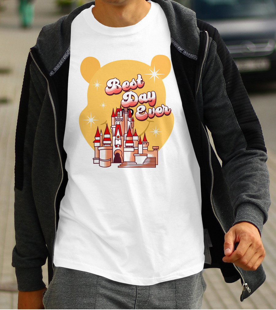 Best Day Ever Pooh Castle T-Shirt