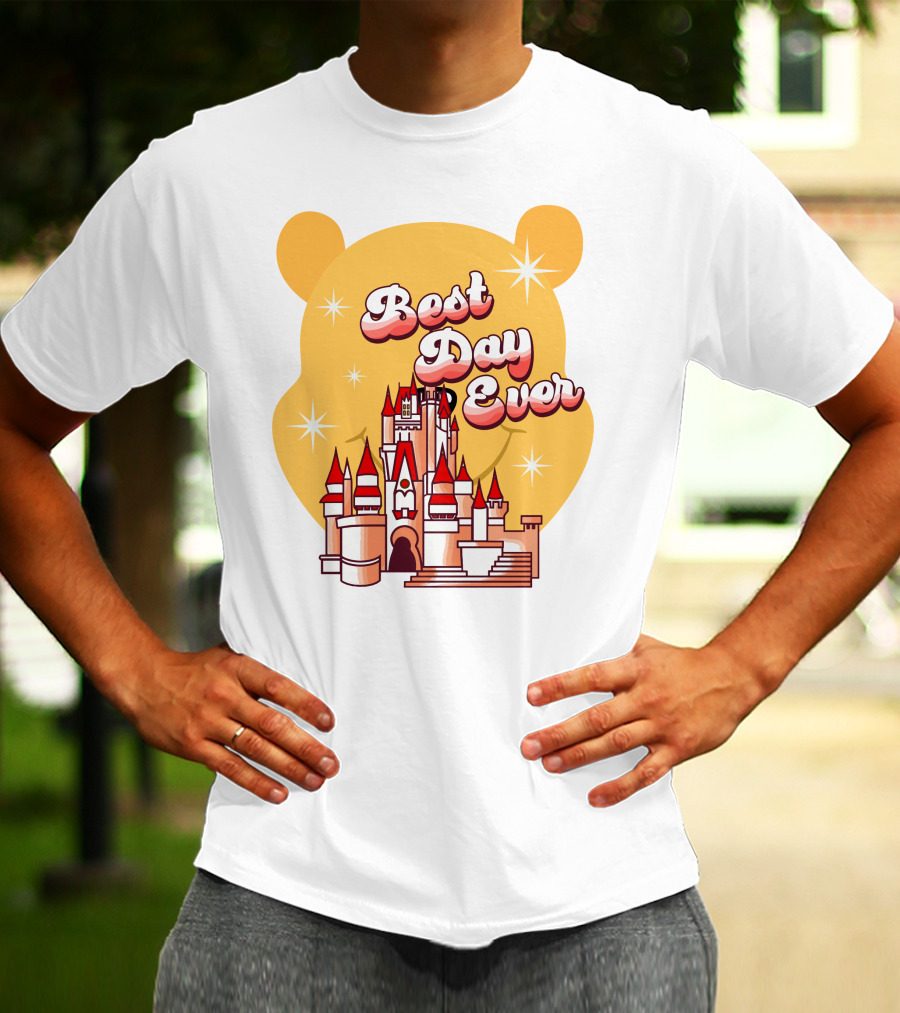 Best Day Ever Pooh Castle T-Shirt