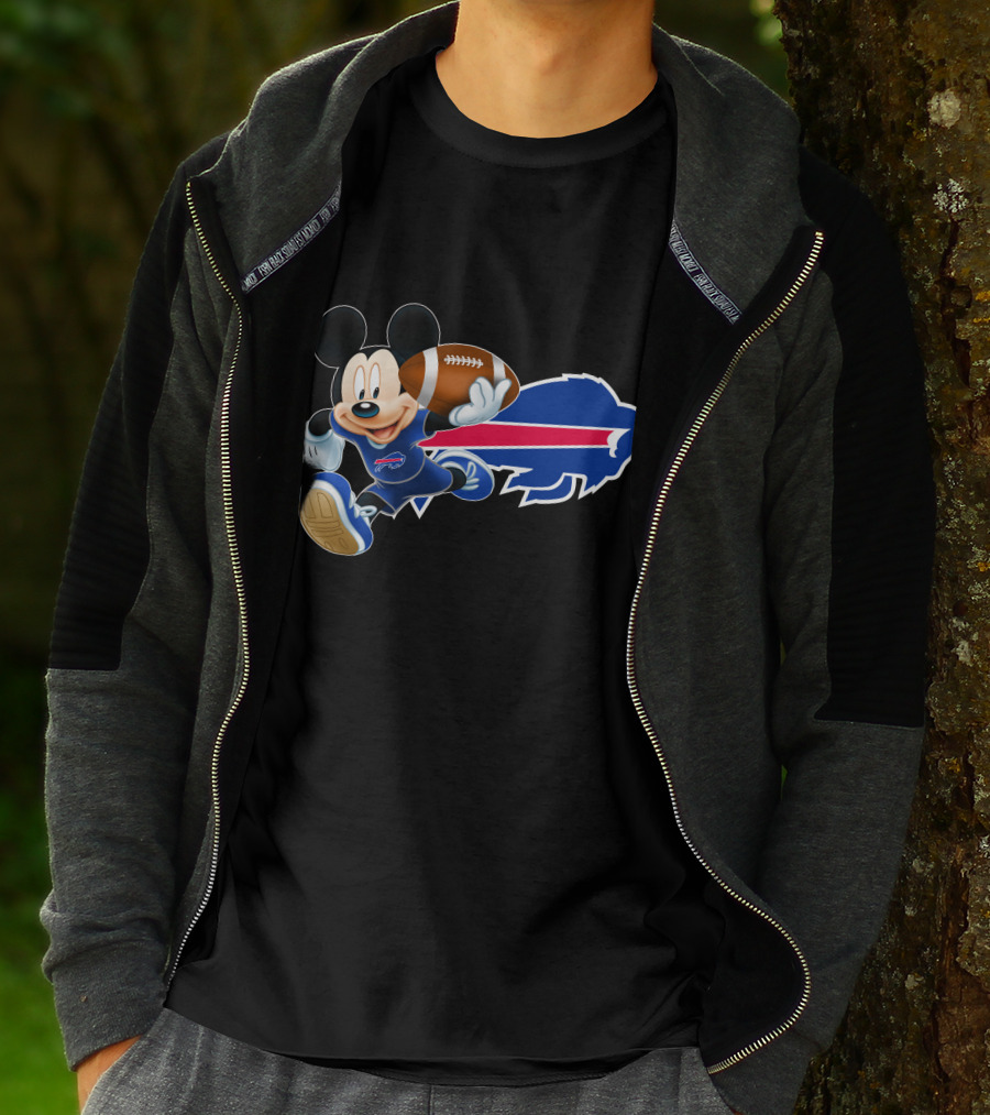 Mickey Mouse Buffalo Bills Football T-Shirt