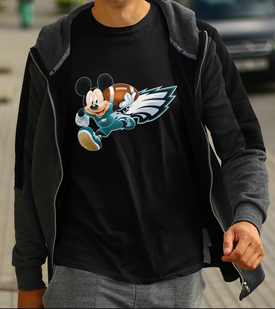 Mickey Fe Philadelphia Eagles Football Running Back T-Shirt