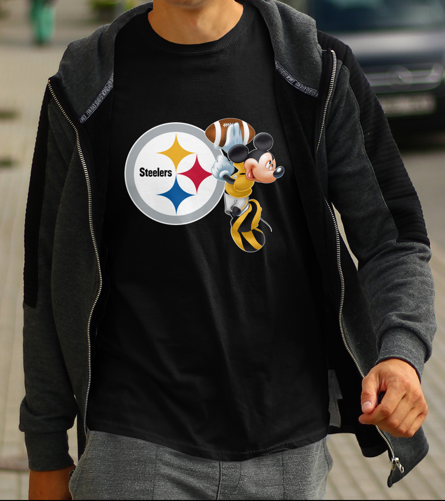Steelers Mickey Ps Football Fan T-Shirt
