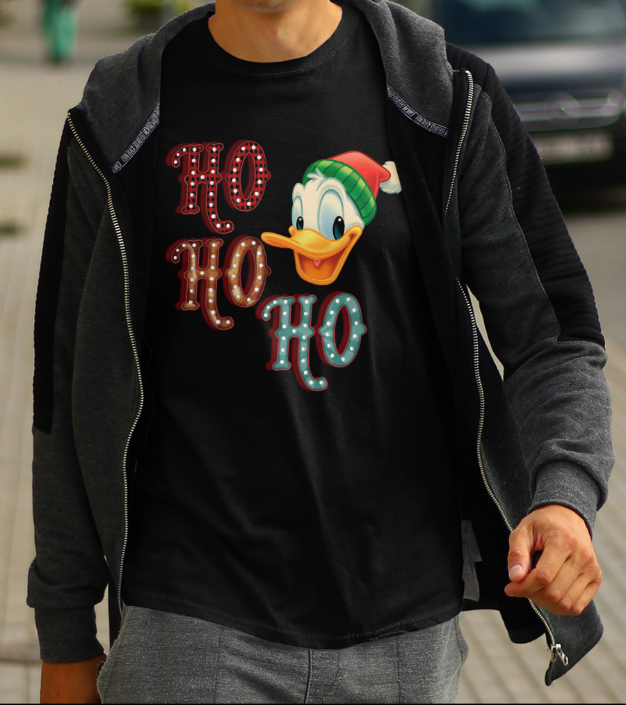 Ho Ho Ho Donald Christmas Hat T-Shirt