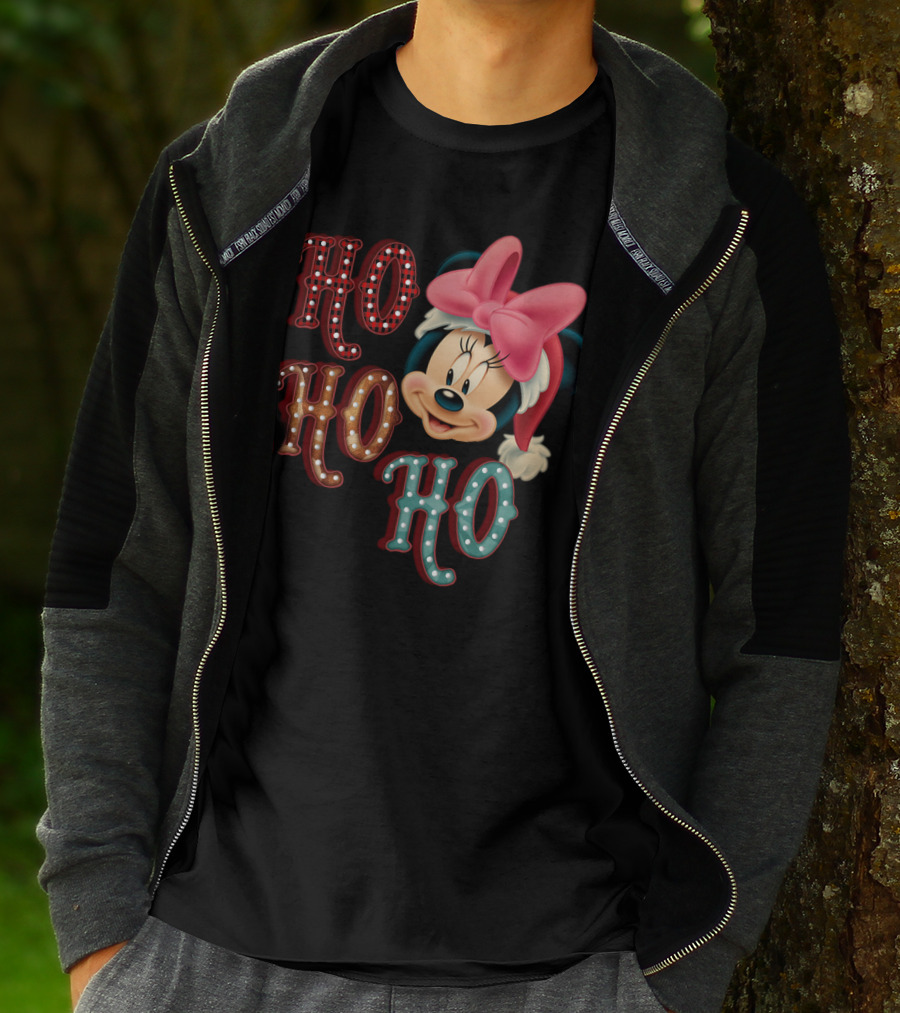 Minnie Mouse Christmas Ho Ho Ho T-Shirt