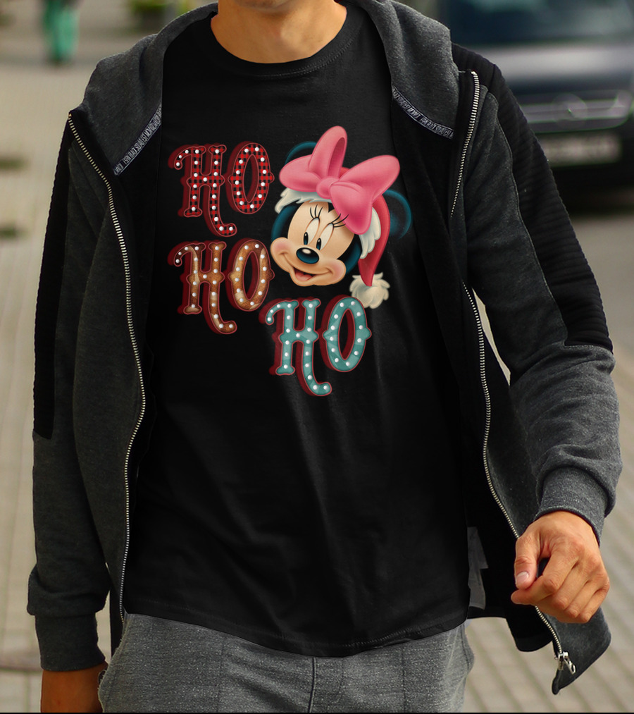 Minnie Mouse Christmas Ho Ho Ho T-Shirt