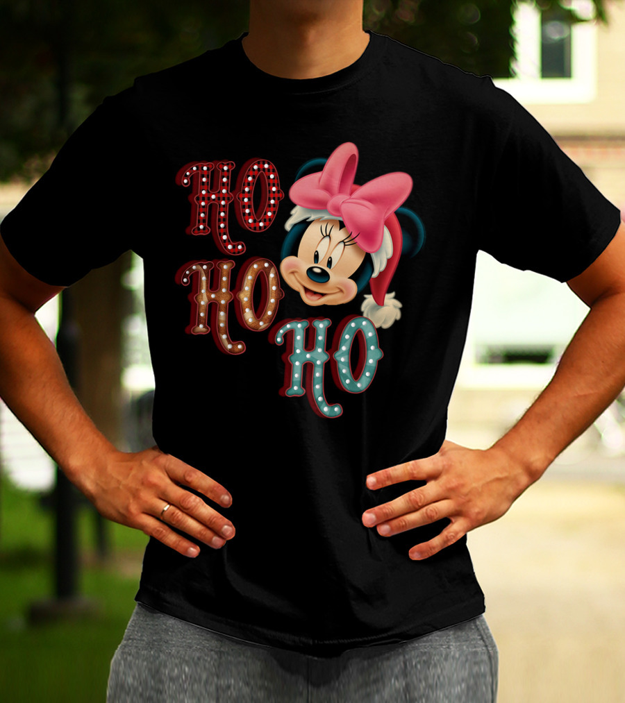 Minnie Mouse Christmas Ho Ho Ho T-Shirt