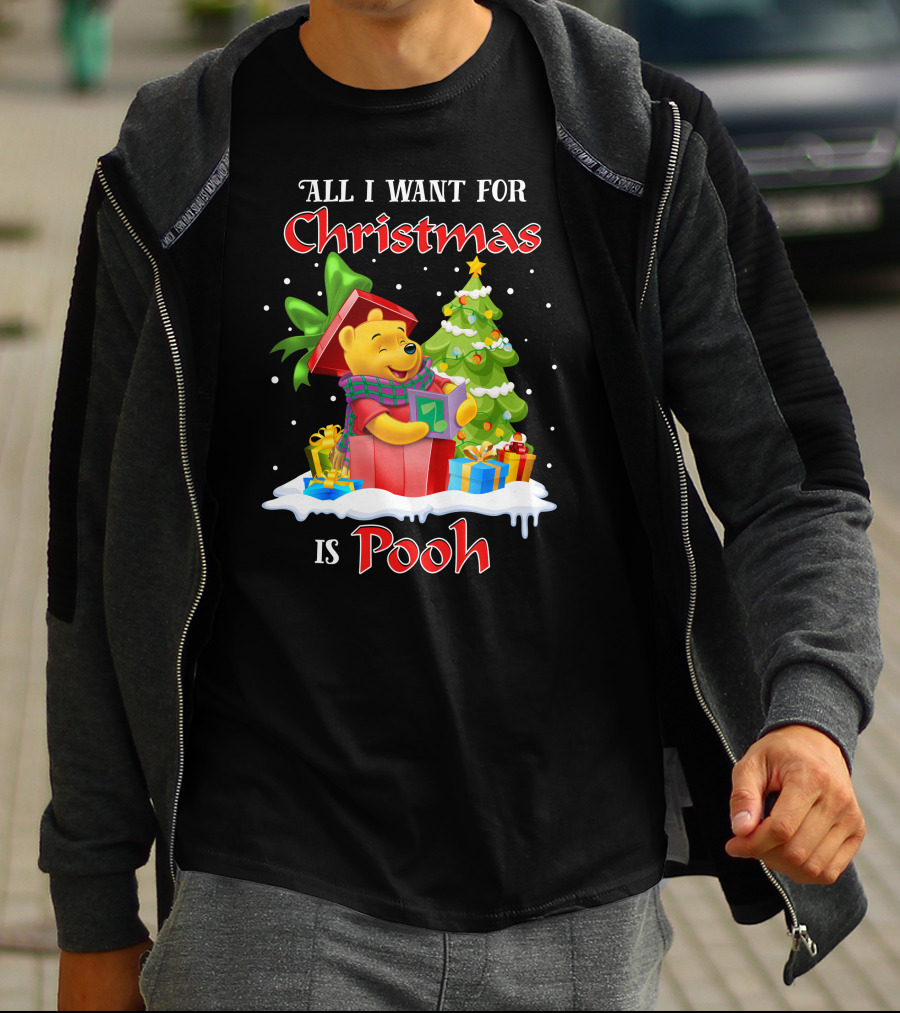 All I Want For Christmas Is Pooh T-Shirt
