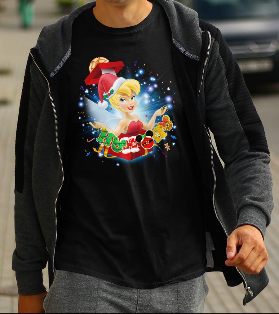 Tinkerbell Christmas Lights Magic T-Shirt