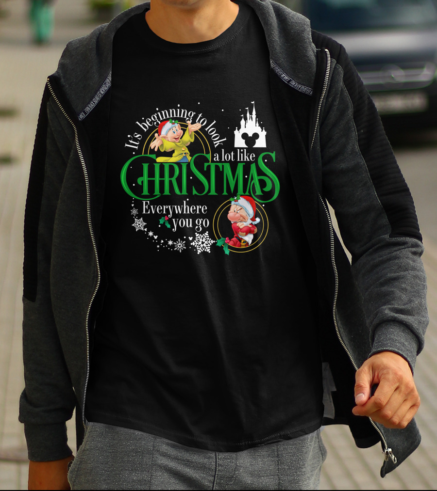 It's Beginning To Look A Lot Like Christmas Everywhere You Go T-Shirt