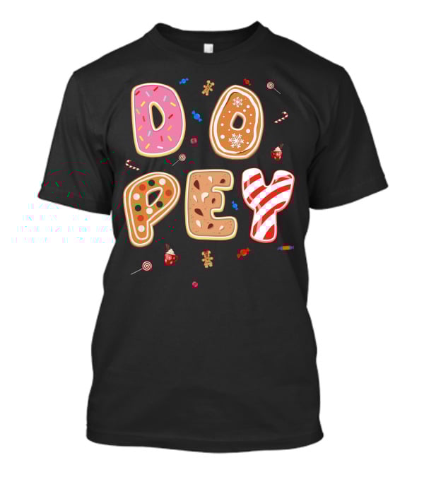 Dopey Candy Cane Gingerbread Cookie Sprinkle Sweets T-Shirt