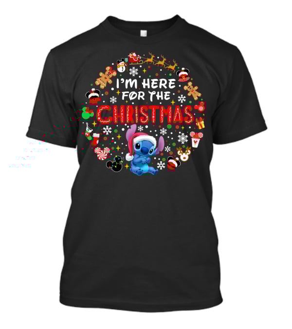 I'm Here For The Christmas Stitch Holiday Celebration T-Shirt