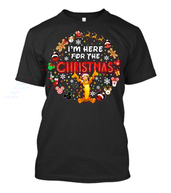 I'm Here For The Christmas Tigger Disney Holiday Celebration T-Shirt