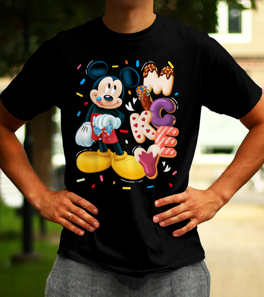 Mickey Mouse Donut Sprinkles T-Shirt