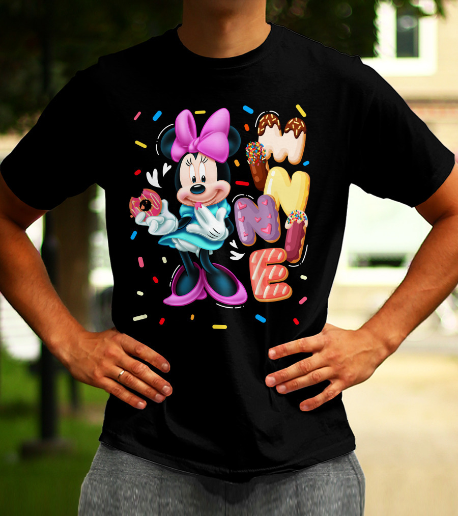 Minnie Donut And Sprinkles Theme T-Shirt