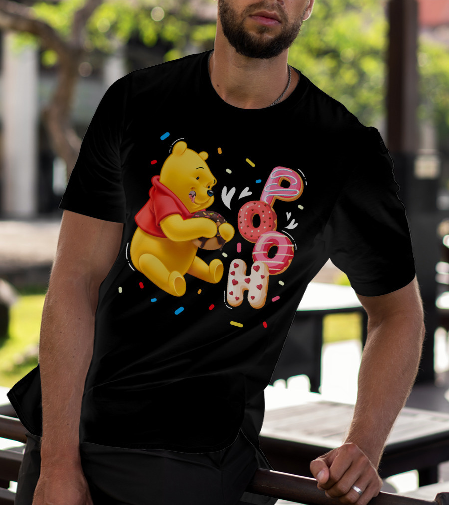 Pooh Donut Delight With Sprinkles T-Shirt