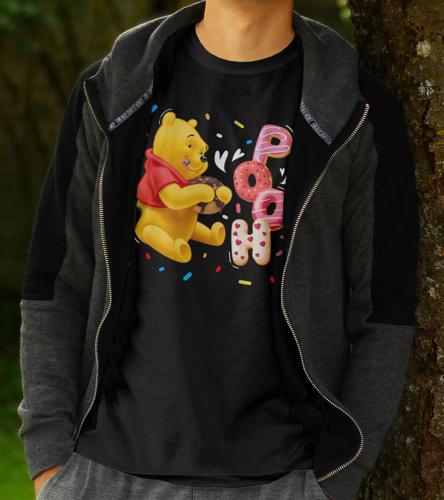 Pooh Donut Delight With Sprinkles T-Shirt