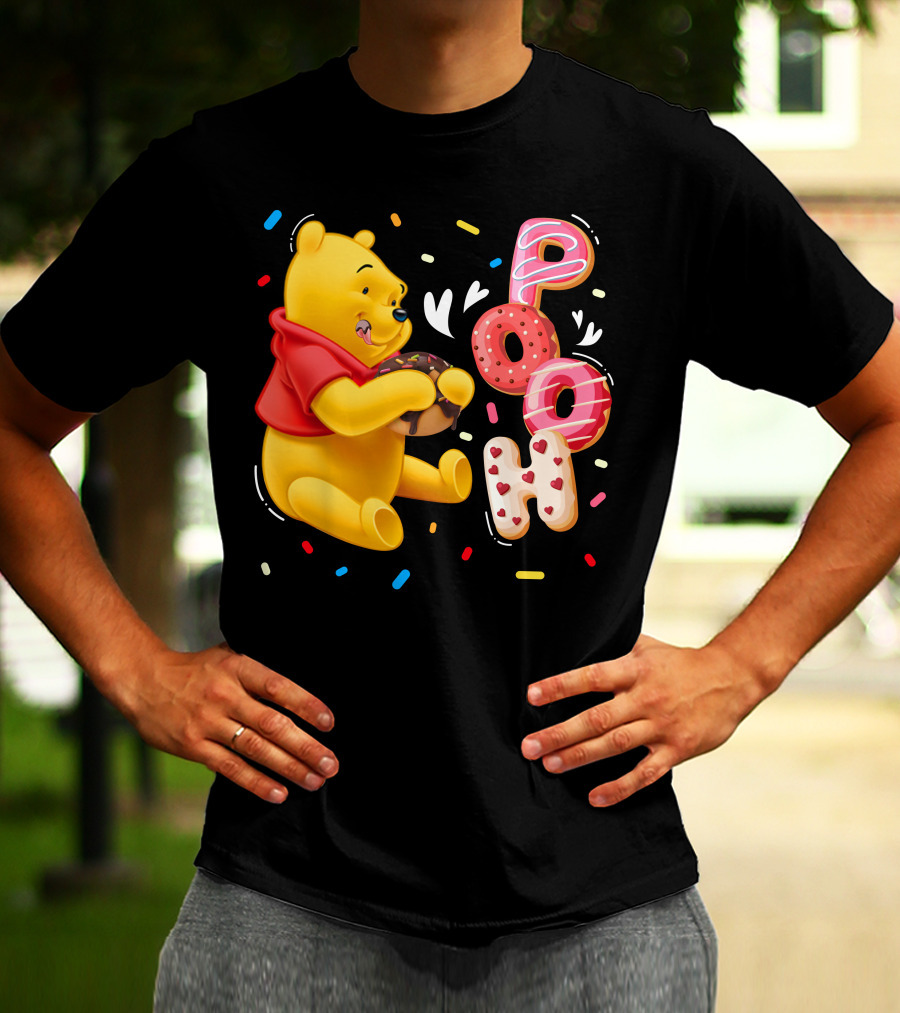 Pooh Donut Delight With Sprinkles T-Shirt
