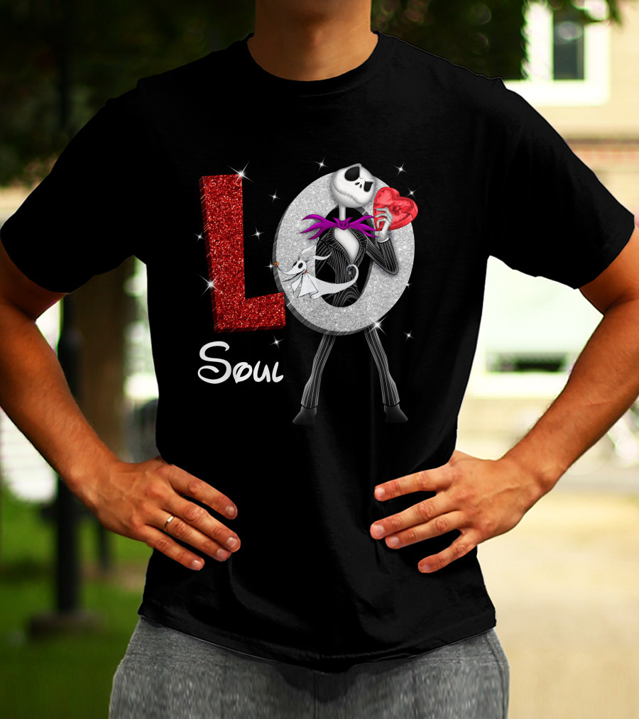 Soul Love Jack Skellington Zero Heart T-Shirt