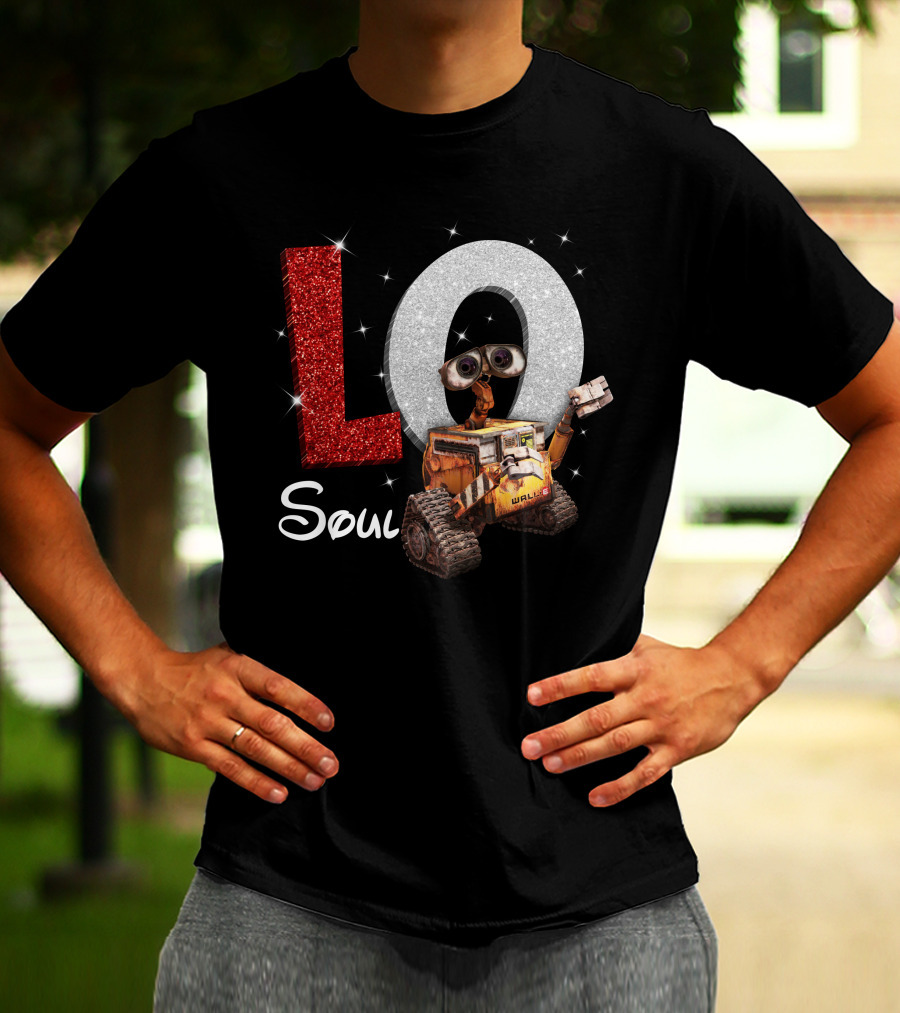 Love Soul Wall-E Pixar Movie Fan T-Shirt