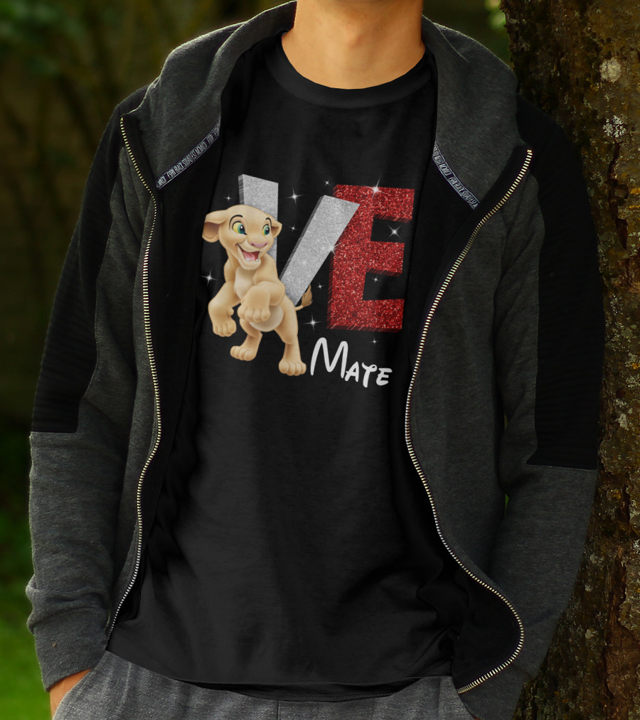 Nala Love Mate Lion Cub Sparkle T-Shirt