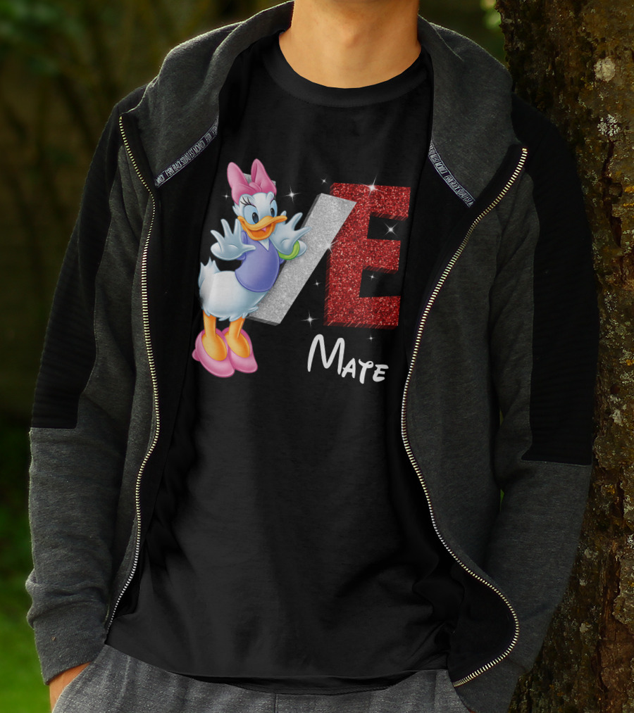 Daisy Duck Love Mate Sparkling Style T-Shirt