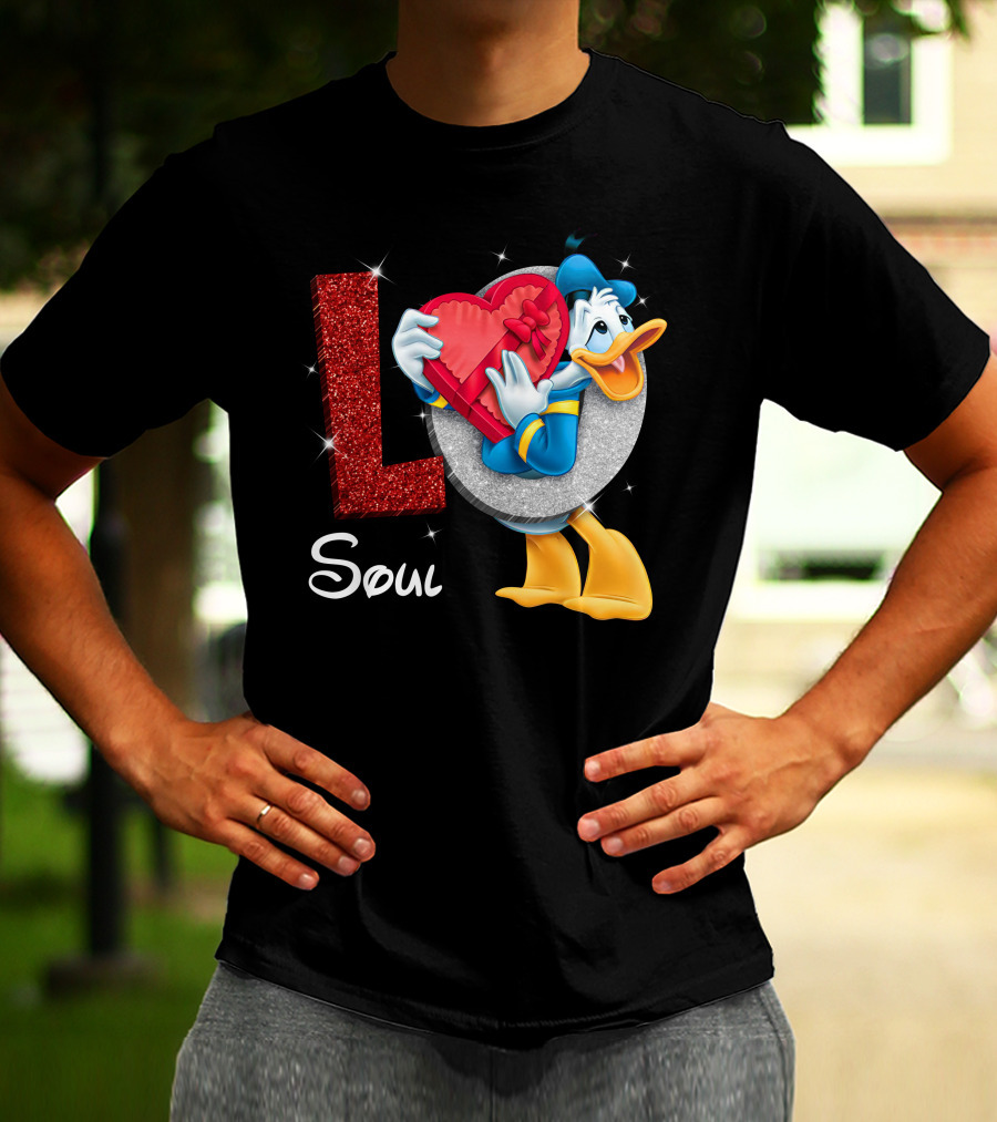 Donald Soul Red Heart L T-Shirt