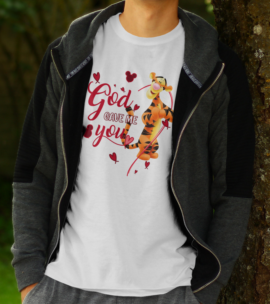 God Gave Me You Tigger Hearts Disney T-Shirt
