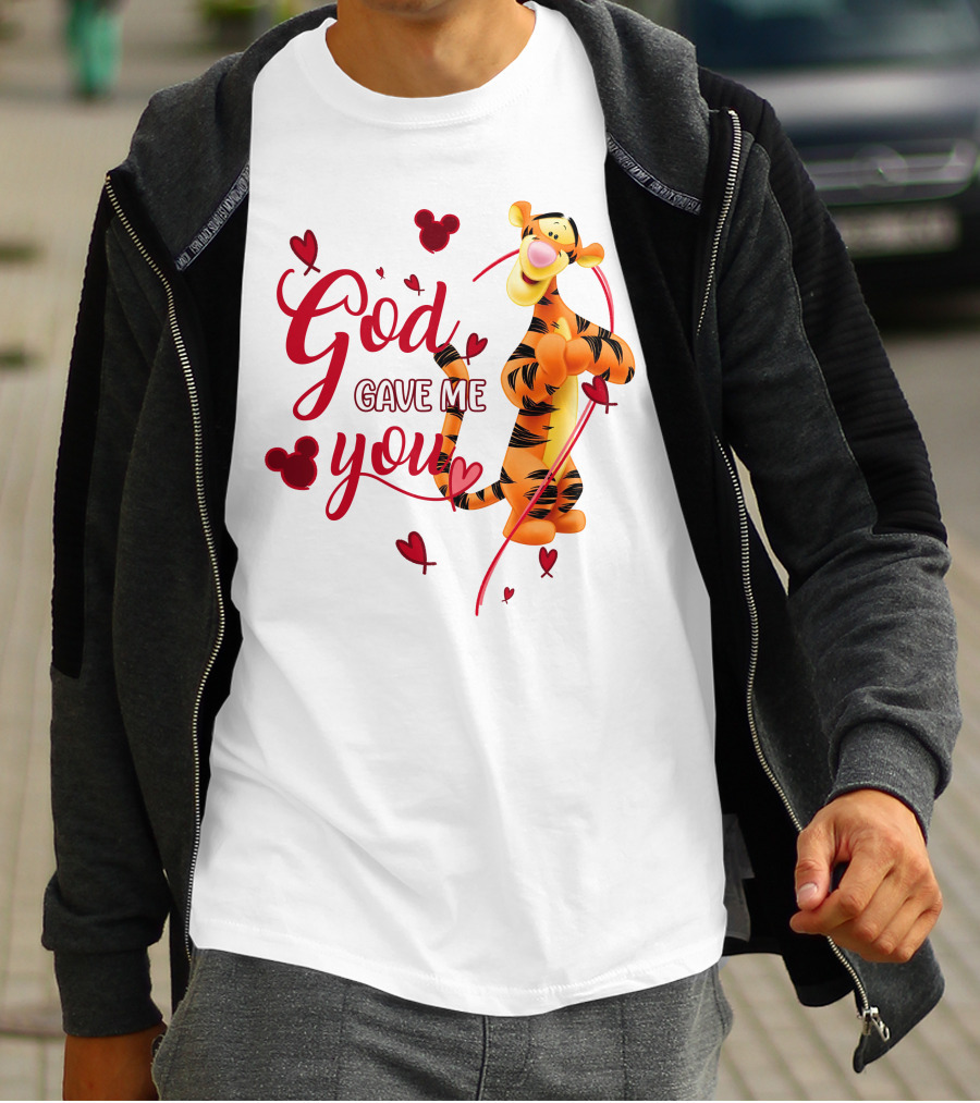 God Gave Me You Tigger Hearts Disney T-Shirt