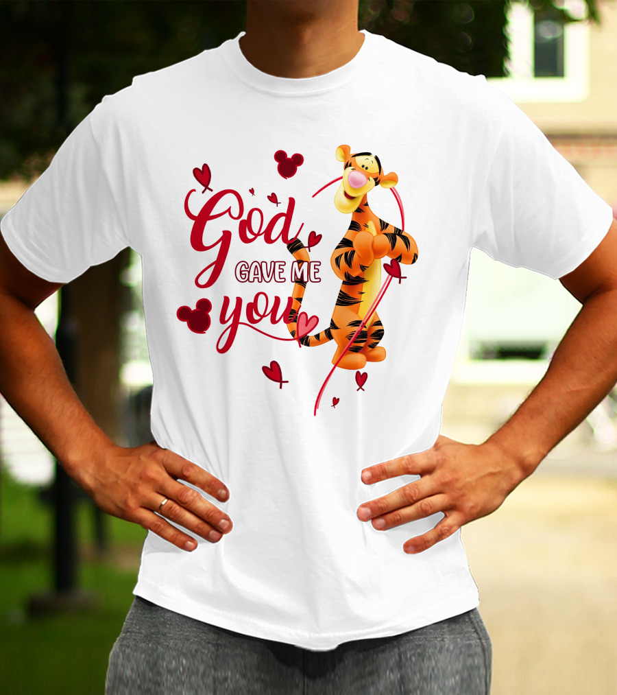 God Gave Me You Tigger Hearts Disney T-Shirt