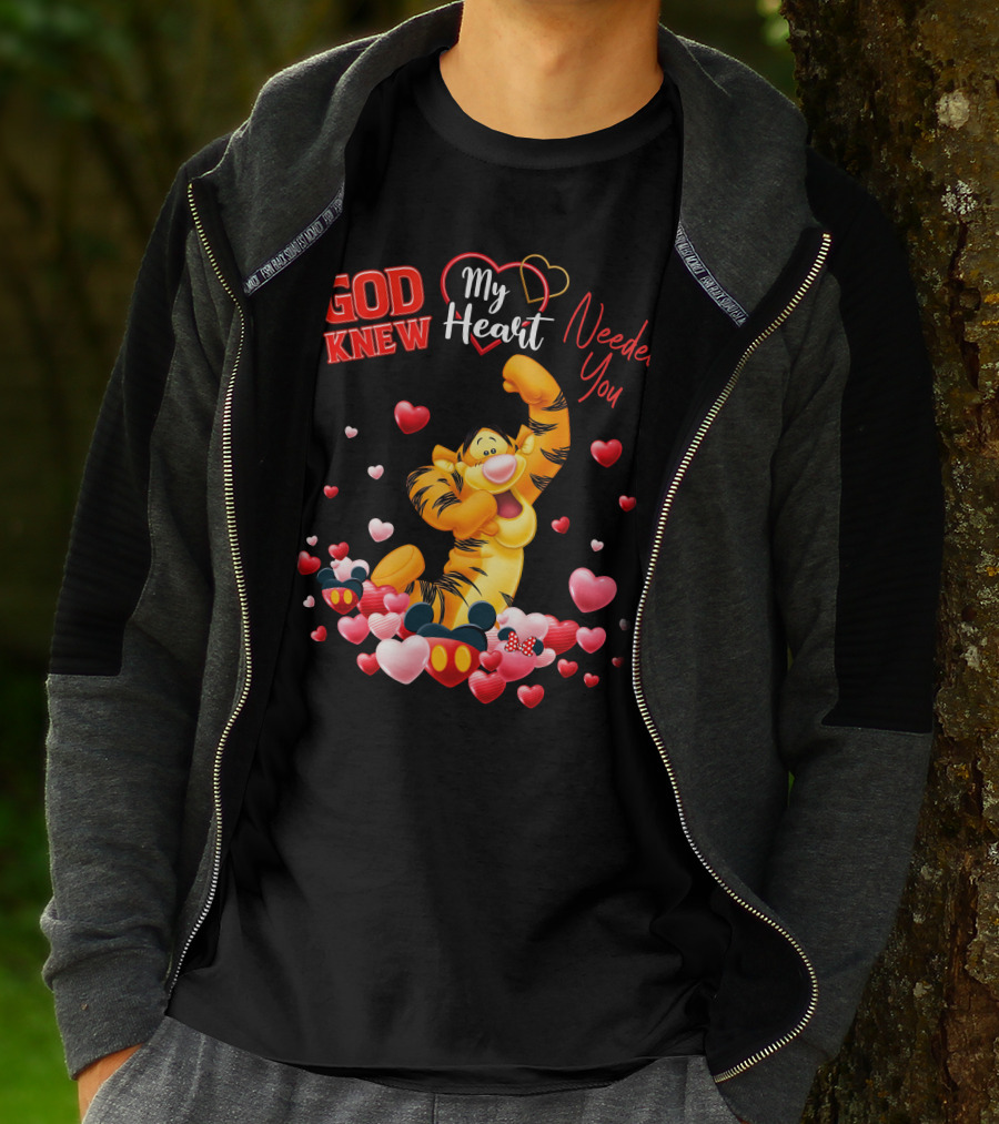 Tigger God Knew My Heart Needed You T-Shirt