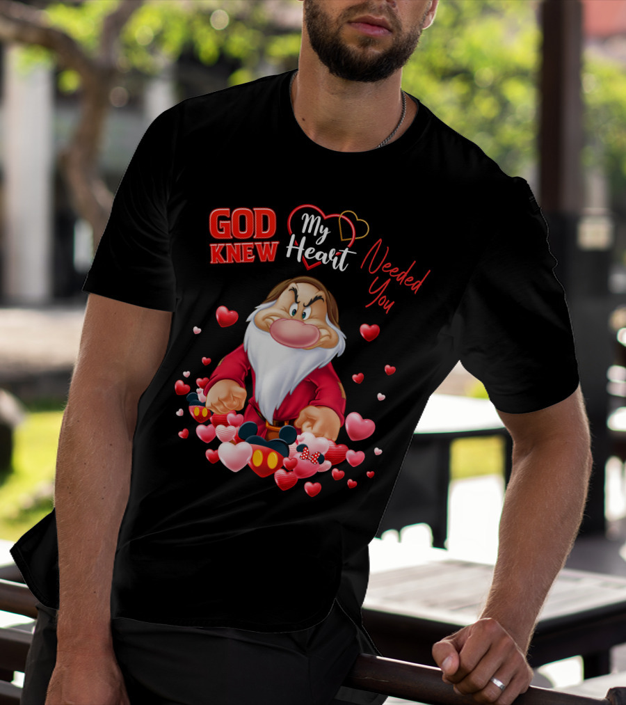 God Knew My Heart Needed You Grumpy Hearts Disney T-Shirt