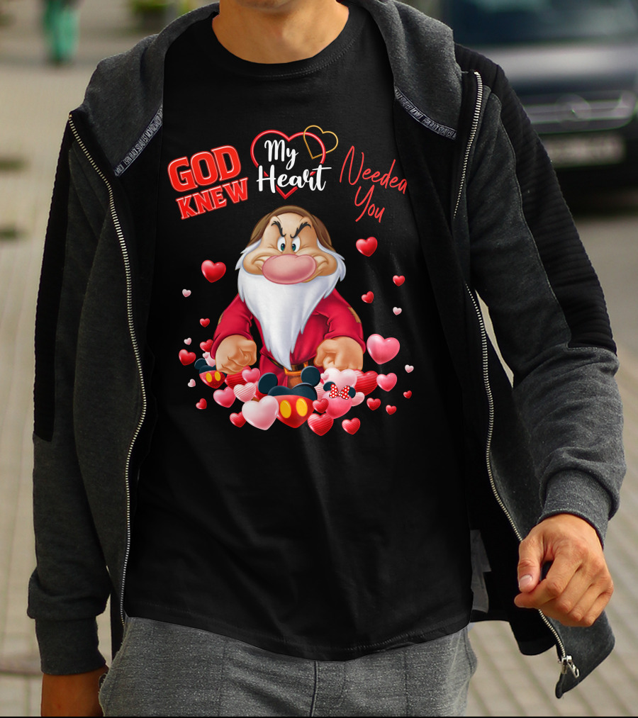 God Knew My Heart Needed You Grumpy Hearts Disney T-Shirt