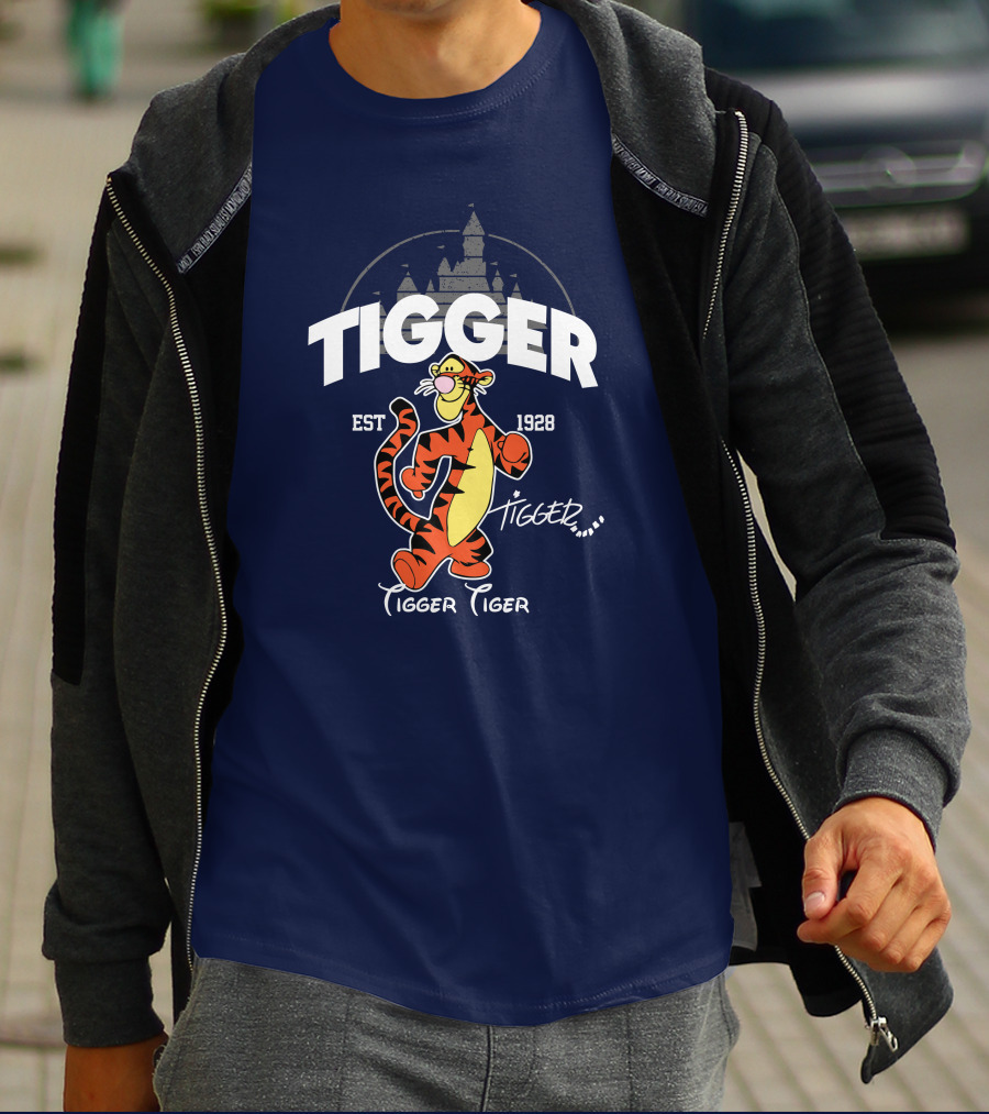 Tigger Tiger Castle Est 1928 T-Shirt