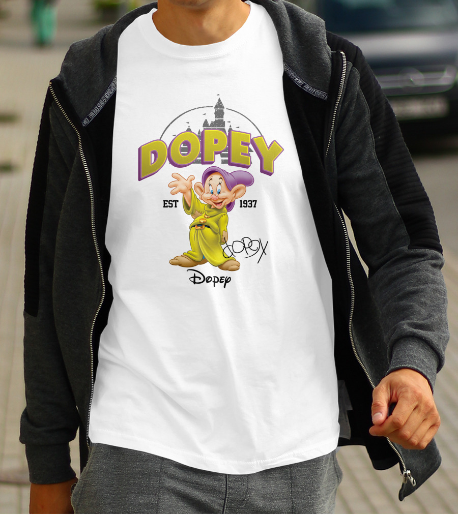 Dopey Est 1937 Disney Character T-Shirt