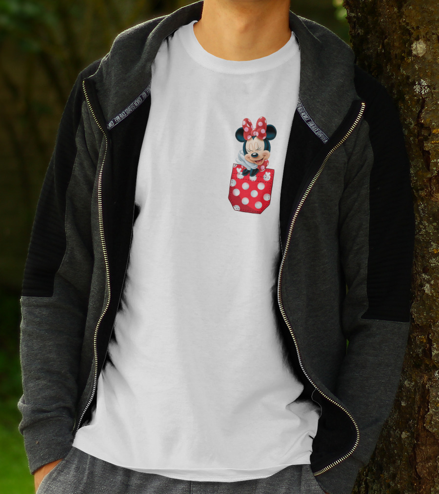 Minnie Mouse Polka Dot Pocket Fun T-Shirt