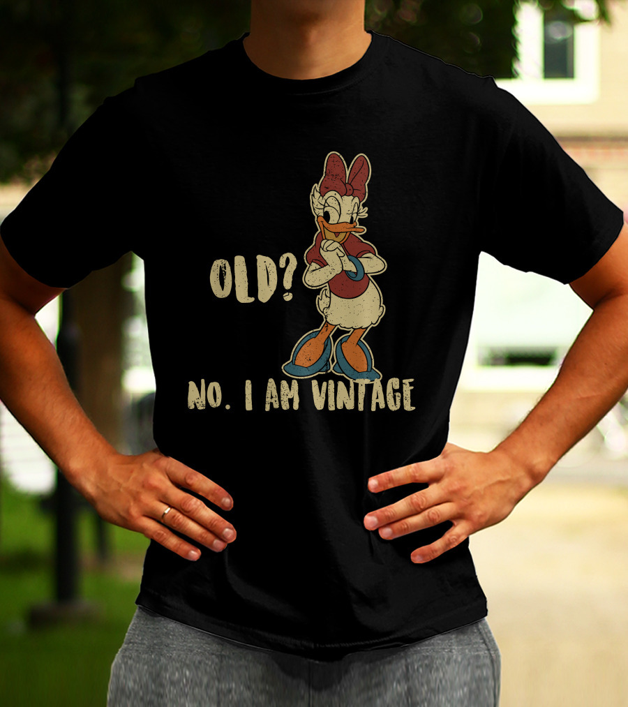 Old? No I Am Vintage Daisy Duck T-Shirt