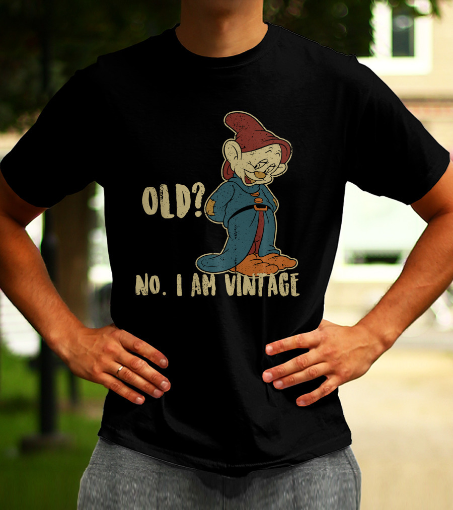 Dopey Old No I Am Vintage T-Shirt