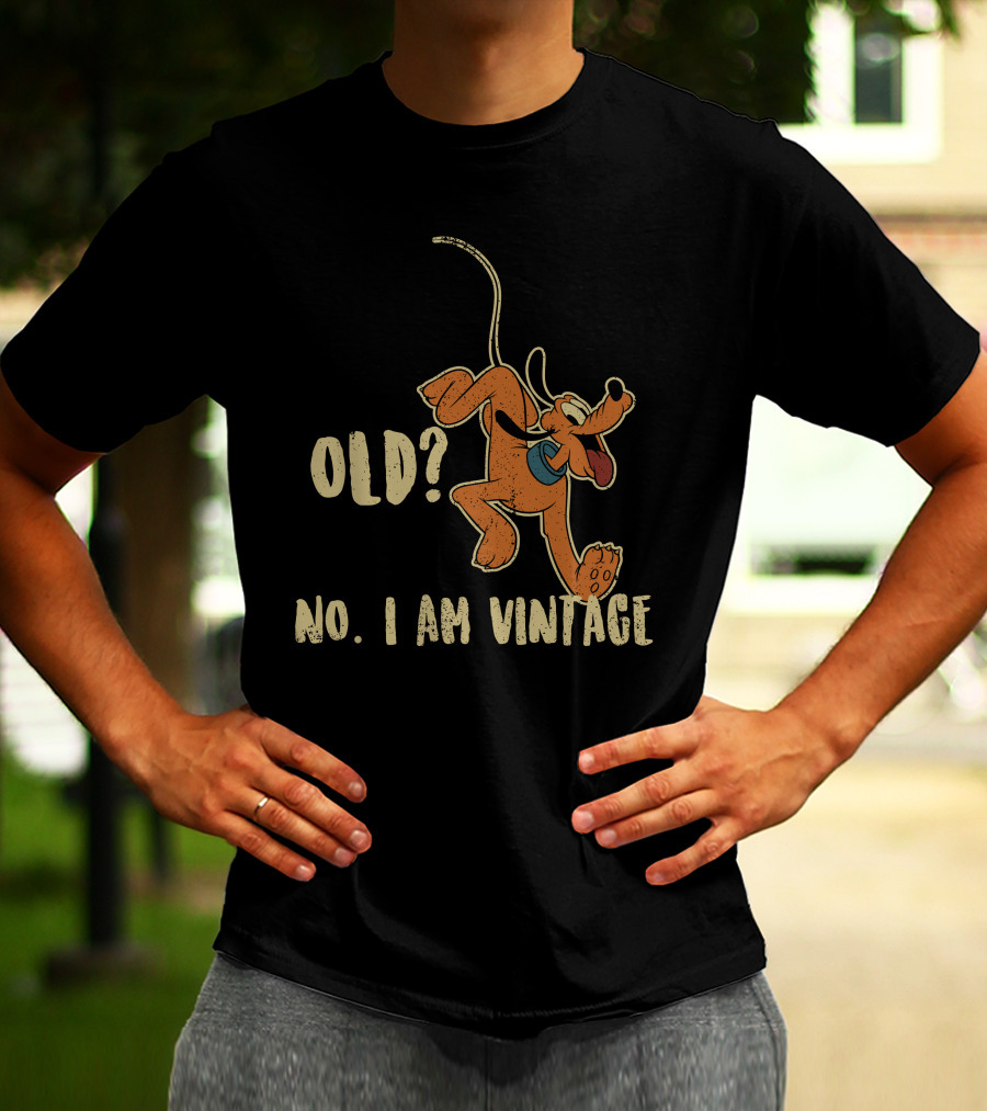 Pluto Old? No I Am Vintage T-Shirt