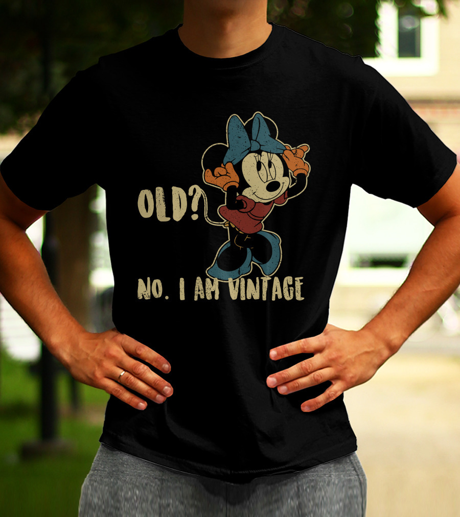 Old? No. I Am Vintage Minnie T-Shirt