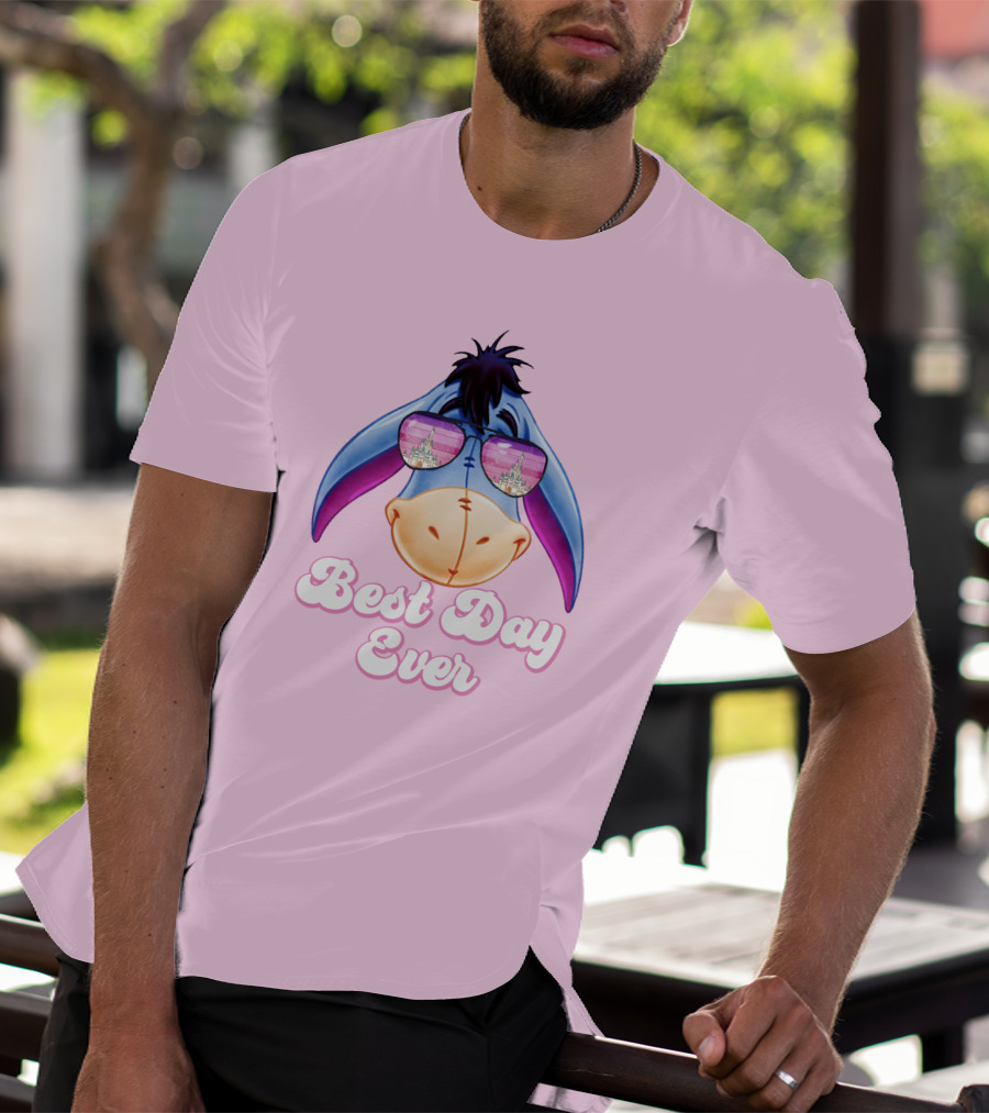 Best Day Ever Eeyore With Castle Sunglasses T-Shirt