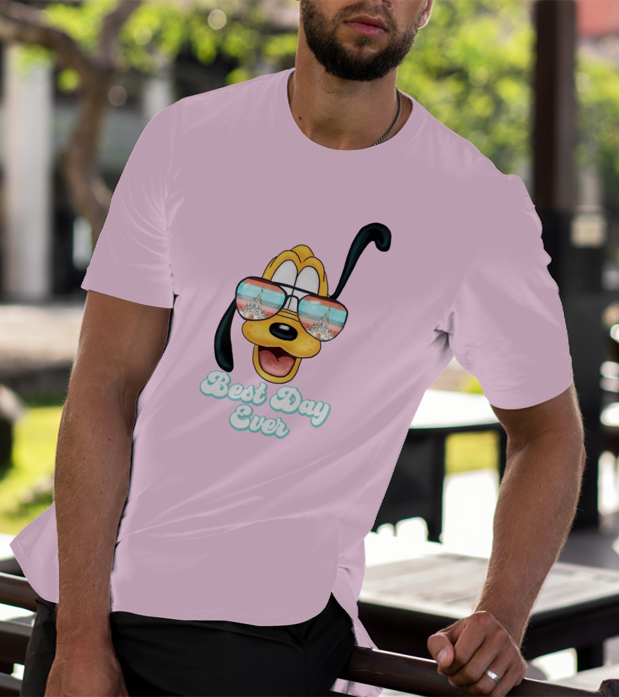 Pluto Sunglasses Best Day Ever T-Shirt